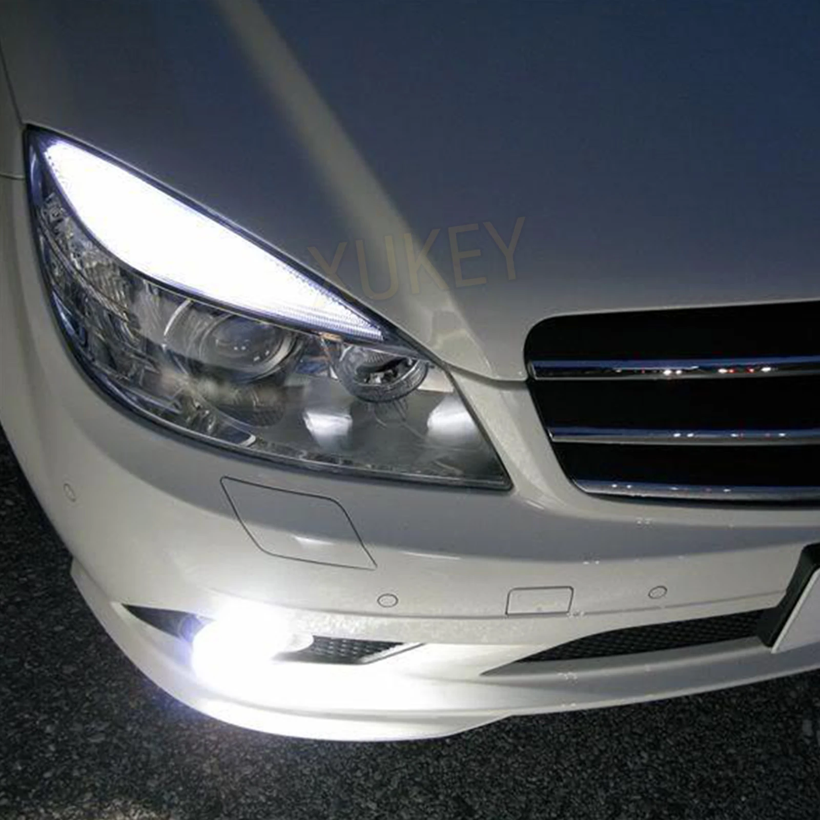  ȭƮ LED  Ǯ ,  , ޸  W204 C300 C350 C63 AMG T10-15SMD   ü