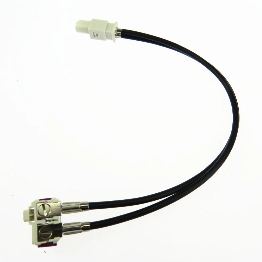 RCD510 AM FM MIB Radio Antenna Dedicated Double Head 1 Turn 2 2-in-1 Wiring Tail Line for VW Tiguan Golf Jetta 5 6 Passat Polo |