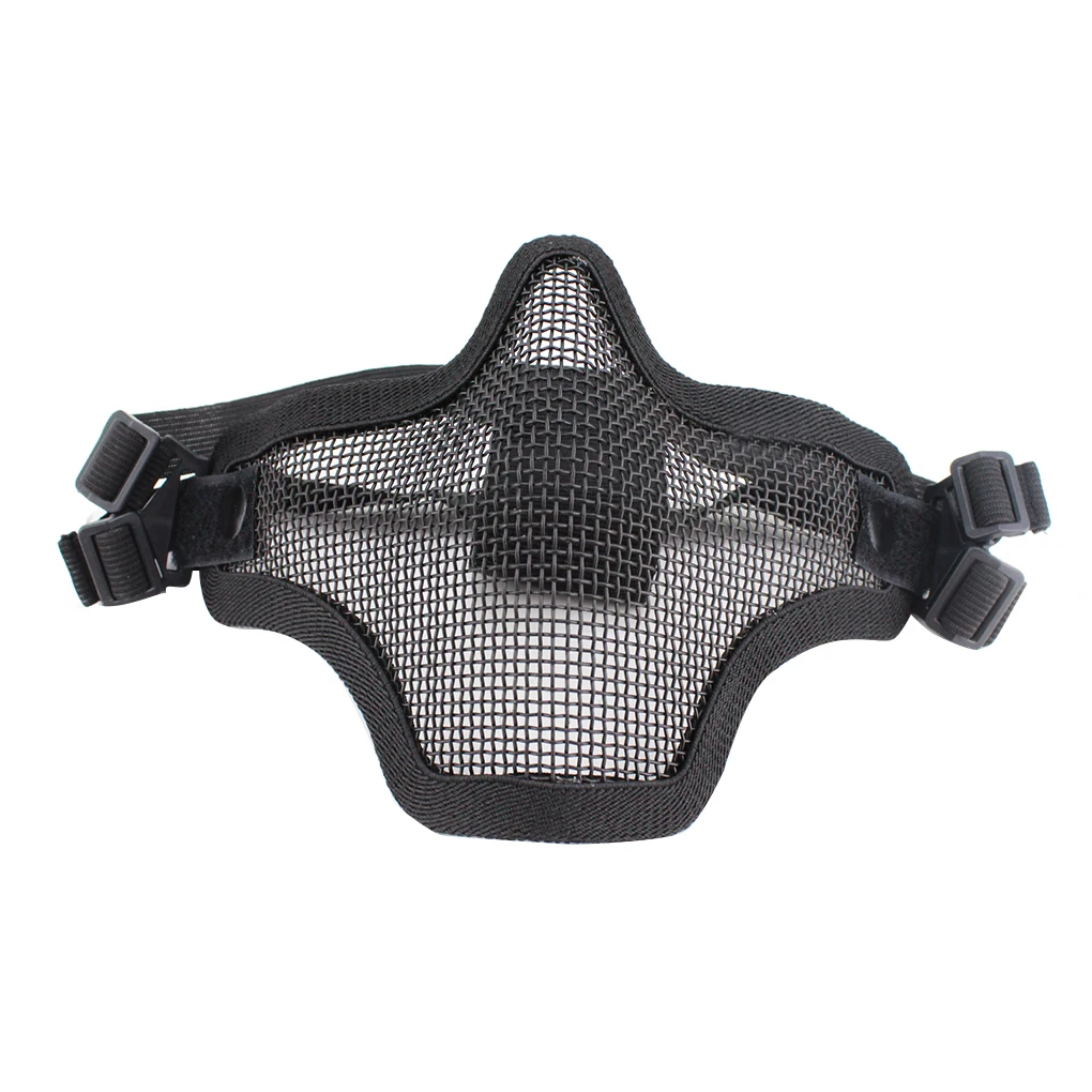 NO.3 Low Carbon Steel Wire Warrior Outdoor Field Mask CS Game Cosplay Halloween Protect Solid Mask - Цвет: NO.3