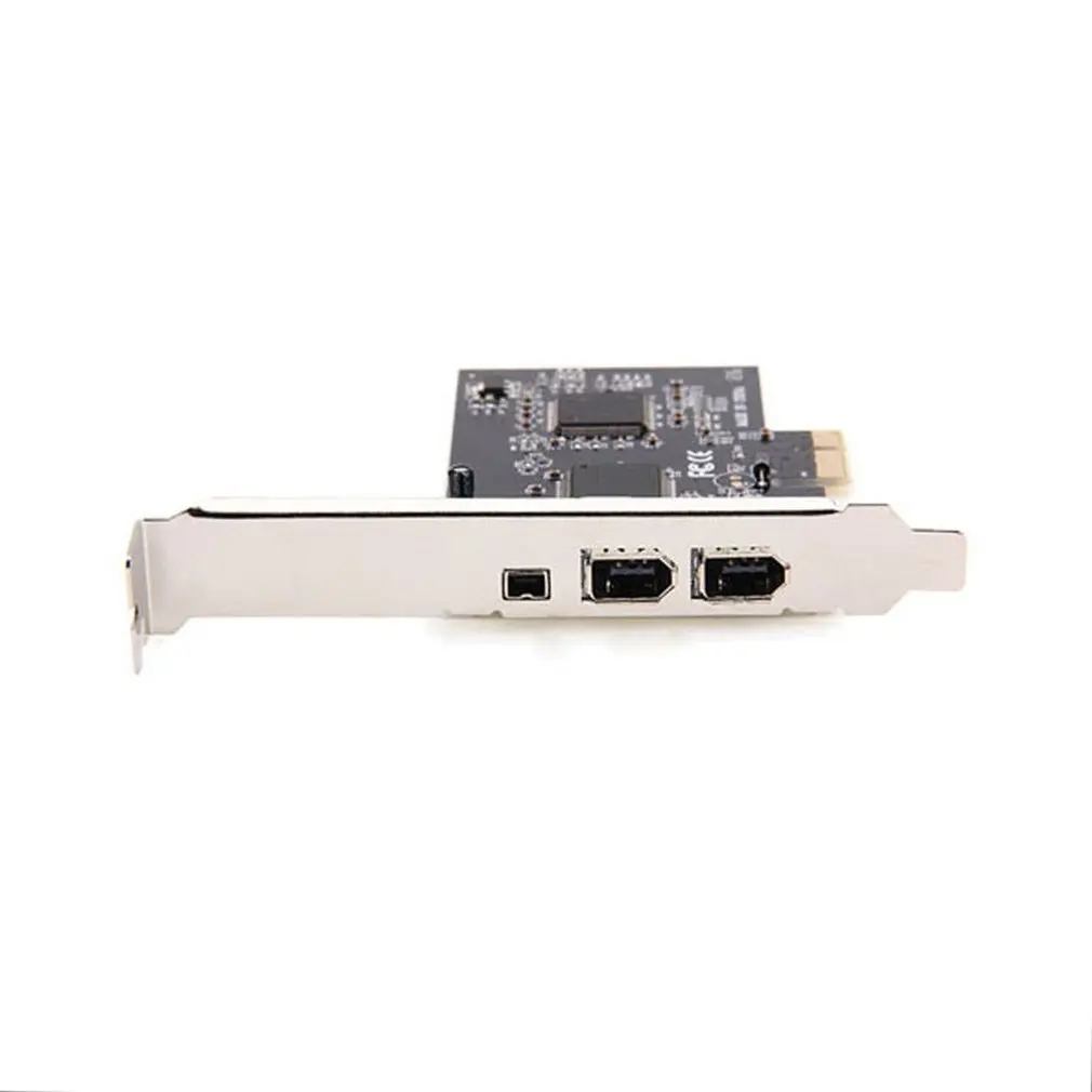 3 порта PCI Express PCI-E FireWire 1394a IEEE1394 внешний контроллер карты для Windows XP/Vista/7 32/64 бит с кабелем Firewire