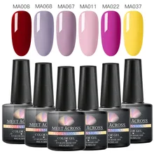 Набор гель-лака с блестящим блеском, набор УФ-лаков, Полупостоянный верхний слой, лак для ногтей, маникюрный УФ-гель
