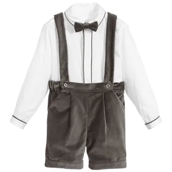 

Spanish Children's Boutique Boys Wear Pants 0-5 Years Old Cotton Pants England Toddler Boys Clothes