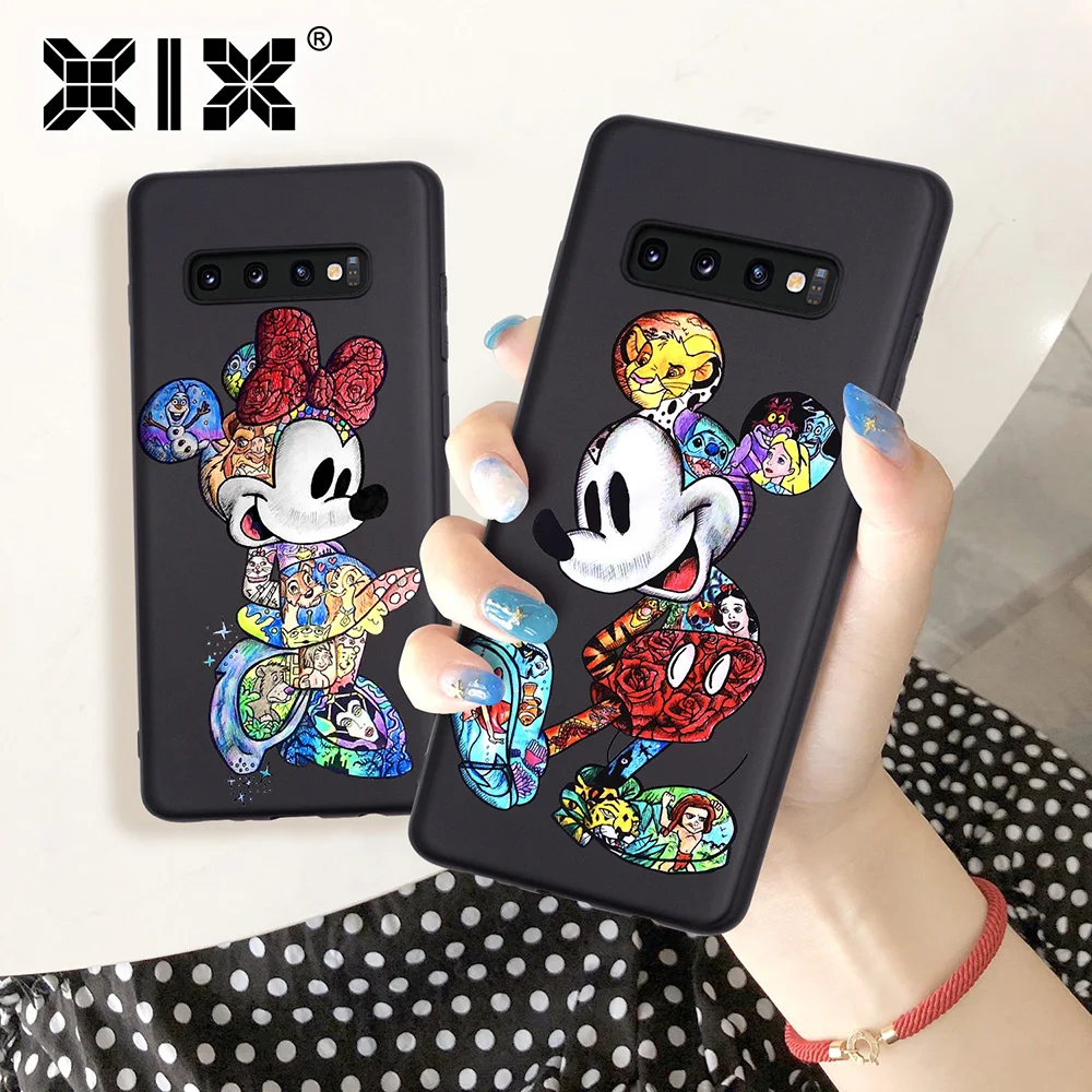 

Black Soft TPU Samsung A70 Case Art Mouse for Samsung A50 Case Fashion Cover for Samsung A7 A8 2018 A10 A20 A30 A40 A50 A70 Case