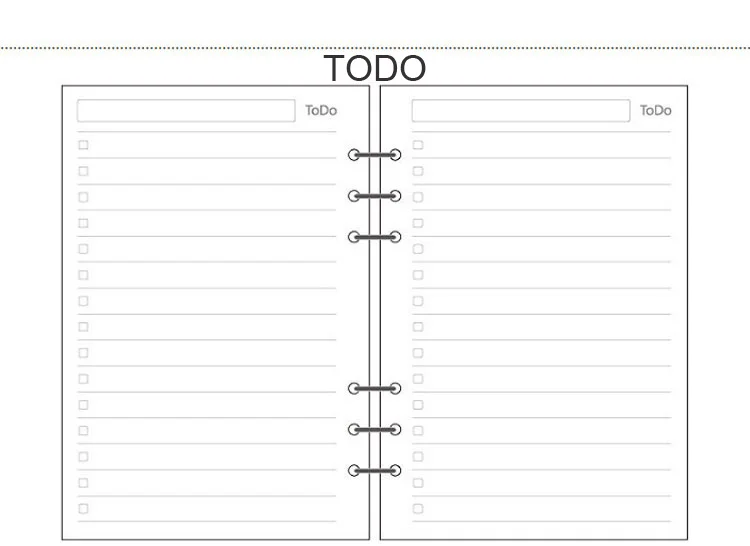 Premium Woodfree Printing Paper Planner Inner Pages for Creative Office Notebooks