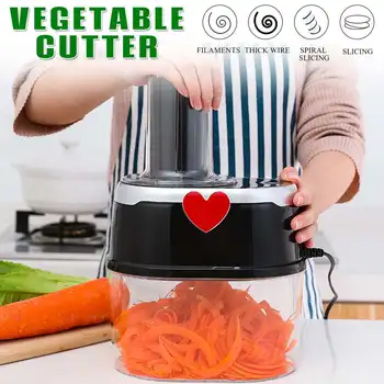 

Becornce 500W Multifunctional Electric Vegetable Cutter Fruit Potato Peeler Carrot Grater Kitchen Accessories Food Processors