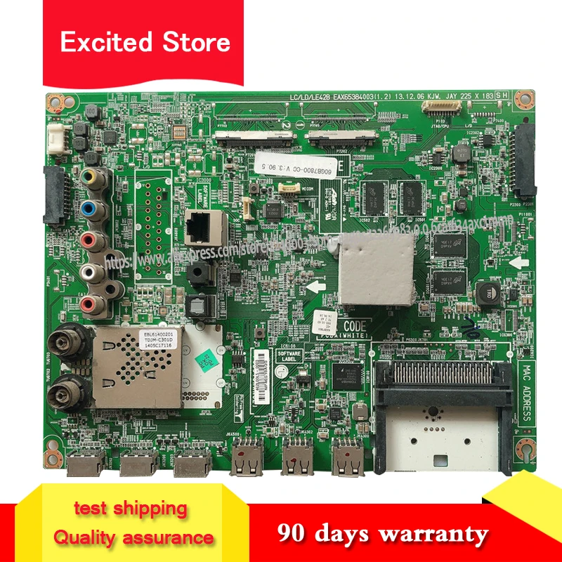Для LG 60GB7800-CC основная плата EAX65384003 EAX65384004 рабочий LC600DUF экран | Мобильные телефоны и