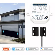 LoraTap-Sensor de Apertura de Puerta de Garaje, Controlador por Wifi con Aplicación de Alerta Inteligente, sin Hub, Compatible con Tuya, Smart Life, Alexa, Echo, Google Home