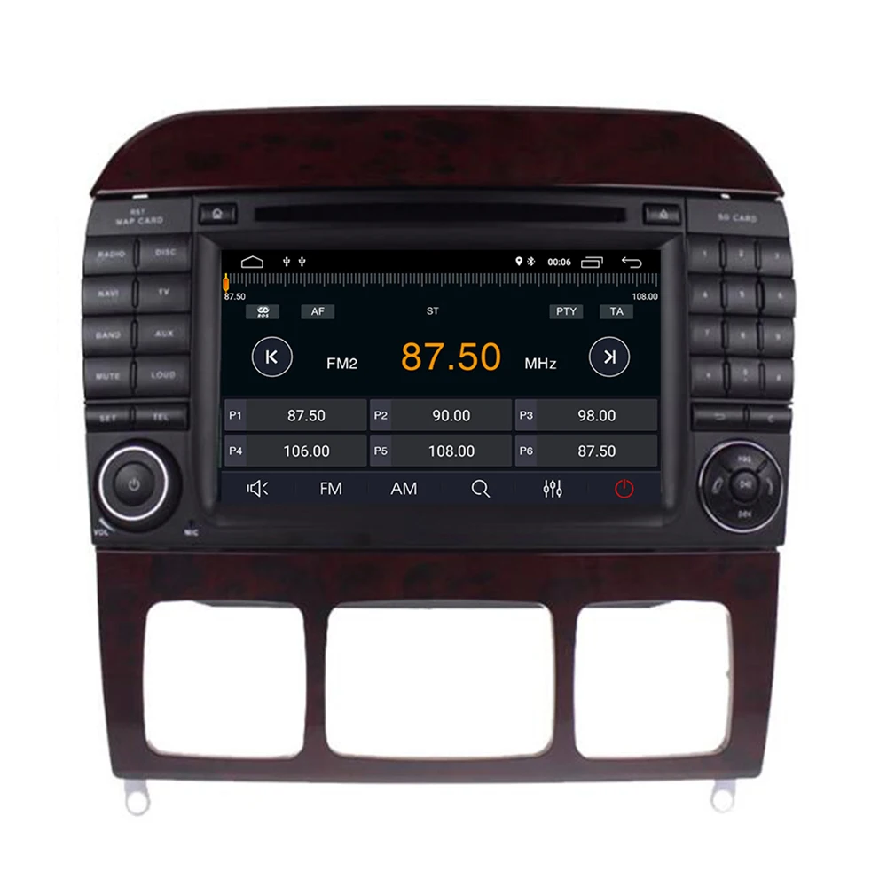 2 din Android 10 Автомобильный мультимедийный плеер для Mercedes Benz S-Class W220 W215 S280 S320 S350 S500 GPS навигация головное устройство IPS DSP 2 din Android 10 Автомобильный мультимедийный плеер для Mercedes Benz S-Class W220 W215 S280 S320 S350 S500 GPS навигация головное устройство IPS DSP