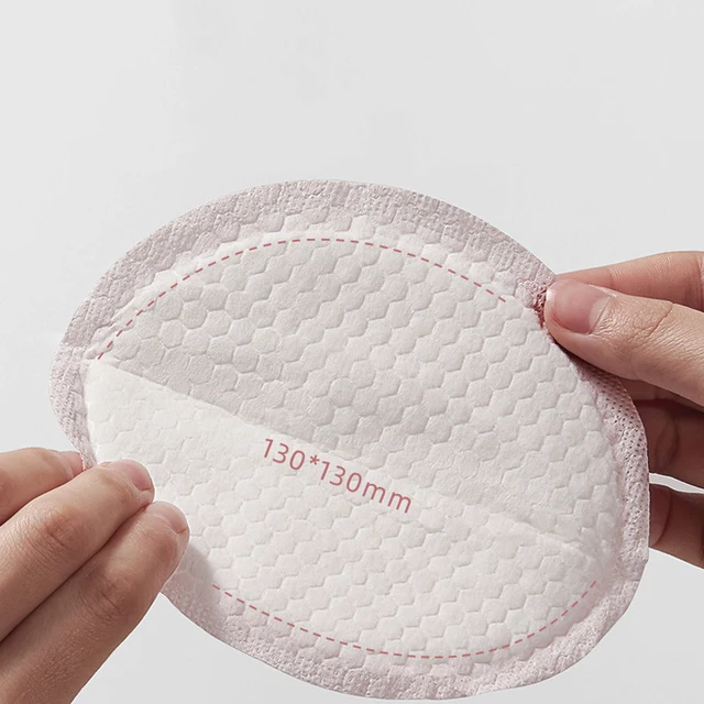 30/100 Pcs Ultra Thin Disposable Breast Pads Soft Cotton Breathable Nursing Breast Pad Absorbent Baby Breastfeeding Accessories 6