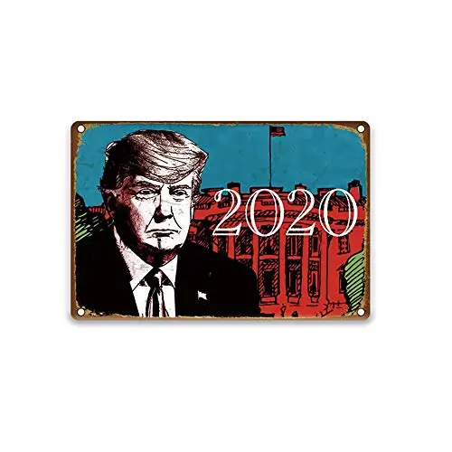 YOMIA Trump ярд знак сделать Америку снова большой, Трамп 30x20 см бар украшение для стен дома, паба ретро металл художественный плакат - Цвет: 2 Style