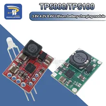 TP5100 управление зарядкой блок питания плата TP5000 1A 2A совместима с 4,2 в 8,4 в одиночные и двойные литиевые батареи