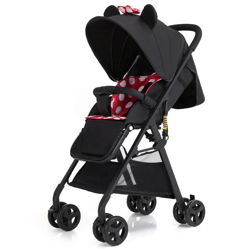 

Leecus baby trolley ultra-light portable can sit can lie down fold simple shock absorbent high landscape child bb trolley