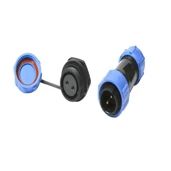 

SP21 Panel Mount IP68 Waterproof Circular Multipole Plug & Socket Connectors Back Nut 2pin 3pin 4pin 3D Printer Parts