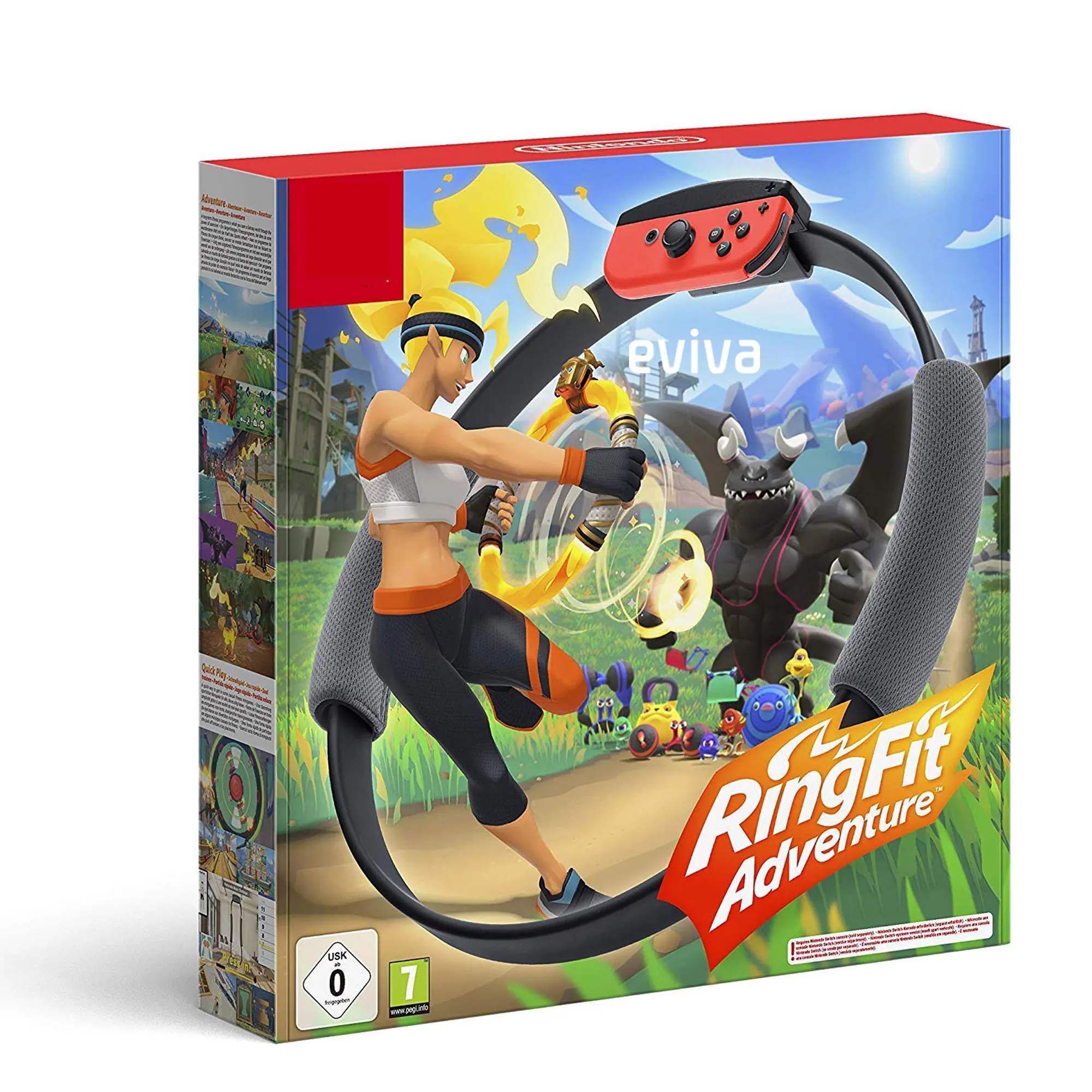 EU Version Для Nintendo Switch кольцо-Con рулевого колеса Нескользящие ручки для переключатель кольцо подходит игра на ногу - Цвет: EU Version