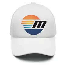 Модная кепка регулируемая для мальчиков и девочек Malibu-Boats-Logo-m-White-дизайнерская бейсболка