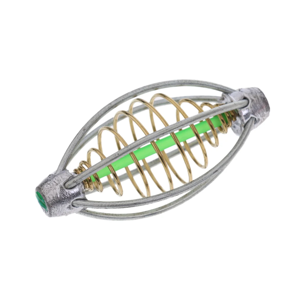 Carp Fishing Feeder 6 Wire Bait Thrower Fishing Tackle Lead Sinker 5cm 6cm 6.6cm