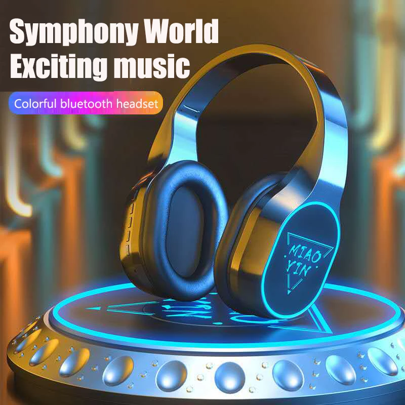 Audiophile subwoofer Bluetooth TB6 headset HiFi automatic connection can be plugged in card Patch cord wireless sports headset