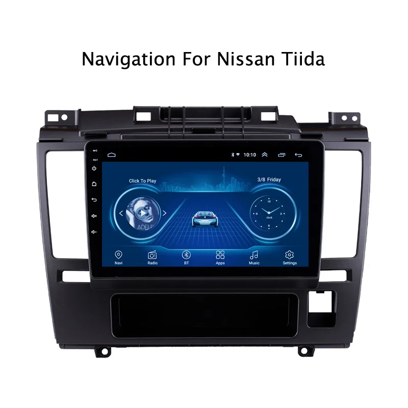 

Super Slim touch screen Android 9.1 GPS Navigation For 2005-2010 Nissan Tiida car radio stereo bluetooth Multimedia head unit