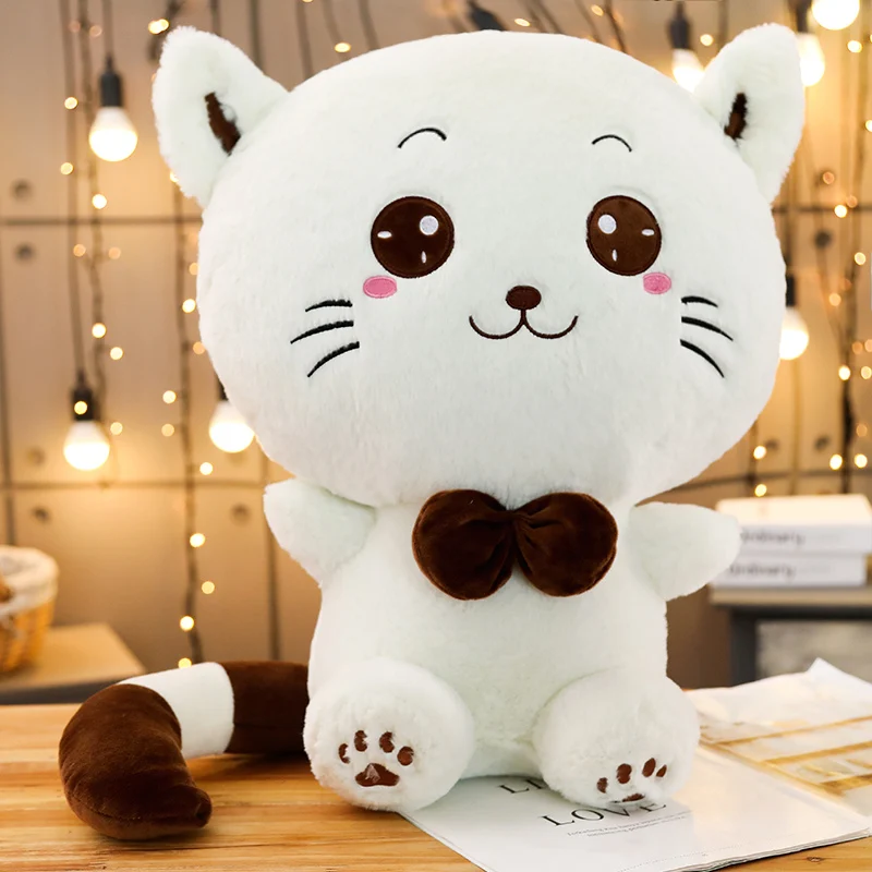 5 1 шт. Кот с большой мордочкой кукла кошки мягкие игрушки кошка плюшевые игрушки кукла детская вечеринка день рождения милые подарки для девочки Kawaii Плюшевые Подушки - Цвет: 5