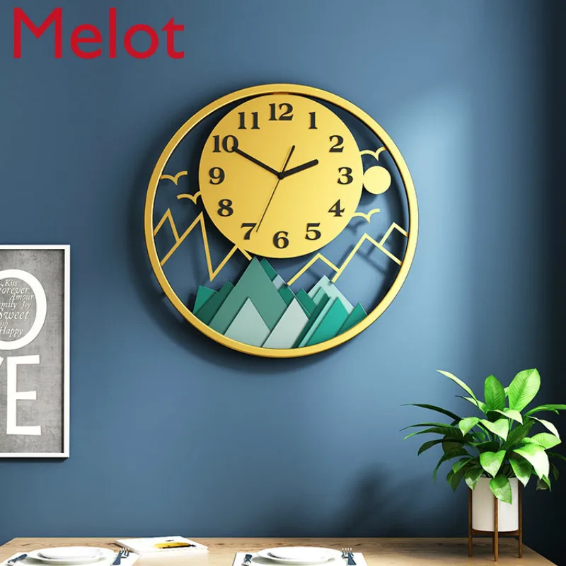 

Clock Wall Clock Living Room Home Fashion Creative Clock Mute Simple Modern Wall-Mounted Watch clocks wall home decor
