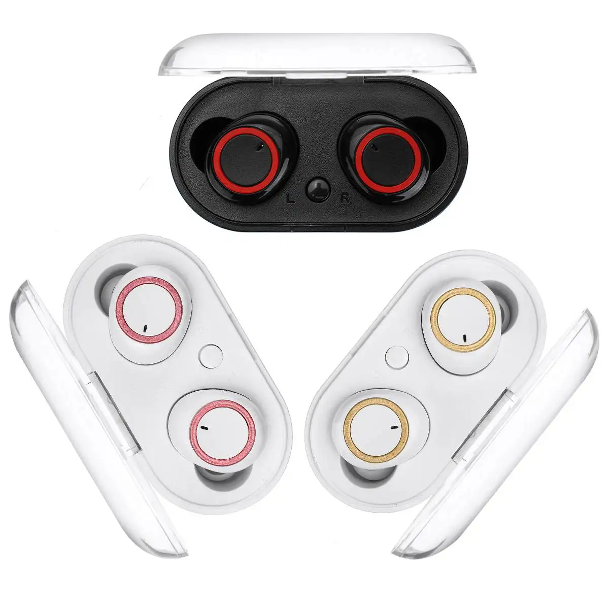TWS bluetooth 5 0 Earphones Charging Case True Wireless Headphones Earphones Stereo Sports Waterproof Wireless Earbuds Headsets