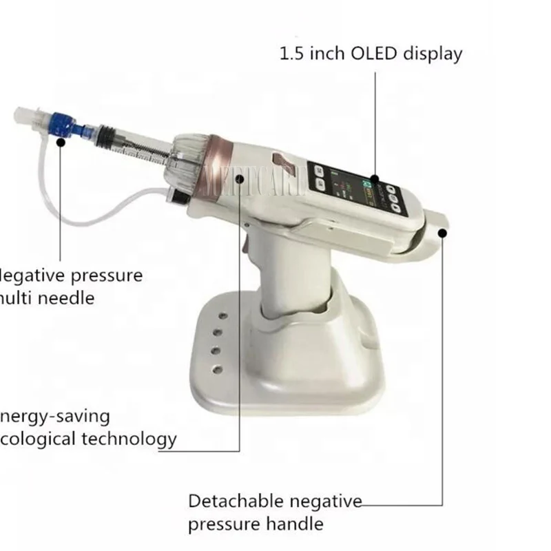 Ez пистолет для инъекций воды с отрицательным давлением инструмент для удаления морщин инструмент для омоложения кожи микрокристалл мезо инжектор инструмент для ухода за кожей