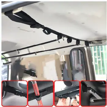 

2pcs Fishing Rod Rack Belt Fishing Rod Holder Strap Reel Combos for Car SUV/MVP