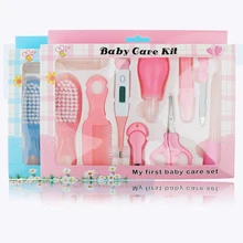 10 шт./компл. новорожденных Набор щеток для ухода за ребенком для малышей и детей постарше для ухода за волосами, уход за волосами, уход за волосами, термометр для прочистки носа у новорождённых Зубная щётка безопасности инструменты