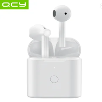 

2020 Newest QCY T7 HiFi Stereo Bass Earbuds True TWS Hall Switch Headset ENC Noise Cancelling with Mic Touch Control APP BT5.1