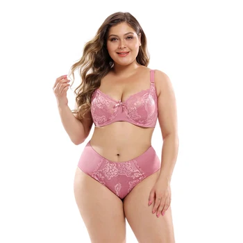 

Unlined Underwire Bra Plus Size Bra And Panty Sets Sexy Lingerie For Women E Cup Brassiere Sexy Intimates Underwear & Sleepwears