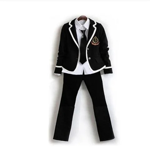 Children's school uniform suit autumn primary school British wind kindergarten clothing suit colleg - 4000120257776