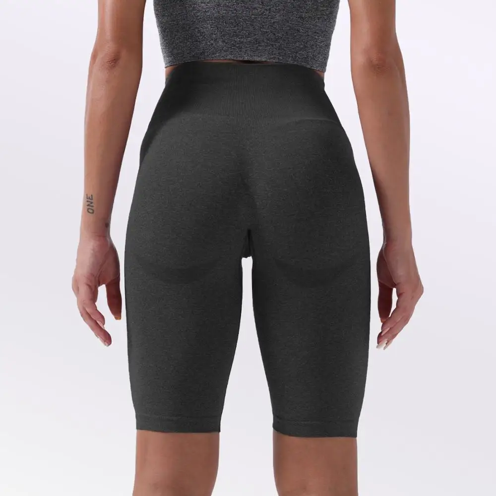 

2020 Latest Women's High Waist Yoga Short Abdomen Control Training Running Yoga Shorts Leggings For Fitness Running Shorts