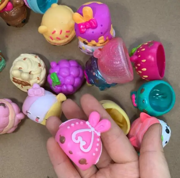 50PCS/lot Cartoon Action Figure Toy Sweet Cute Soft Hollow Little Animal Dolls Birthday Gift For Girls Kids Toys 5