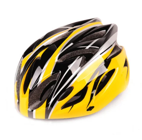 yellow black Защитный шлем для велосипеда casco bicicleta hombre capacete ciclismo велосипедный горный велосипед Интегрированный ультра светильник шлем для езды унисекс - Цвет: yellow black