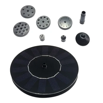 

Solar Fountain Pump Floating with Nozzle for Bird Bath, Fish Tank, Pond,Aquarium