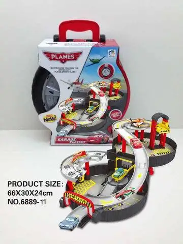 DIY Tires of Engineering Car Camera Track Airplane Tire Parking Lot Hand Camera Track Children'S Educational Assembled Toy