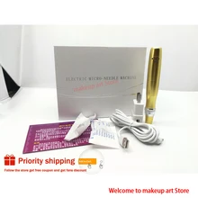 Новейшие Микроиглы Дерма ручка BB крем светящаяся ручка BB золото лечение машина с BB крем для осветления кожи уход за лицом макияж