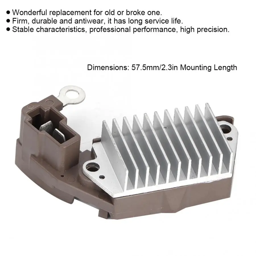 Регулятор напряжения генератора 2.3in монтажная длина IN254 Аксессуар подходит для Suzuki регулятор генератора Автомобильные аксессуары