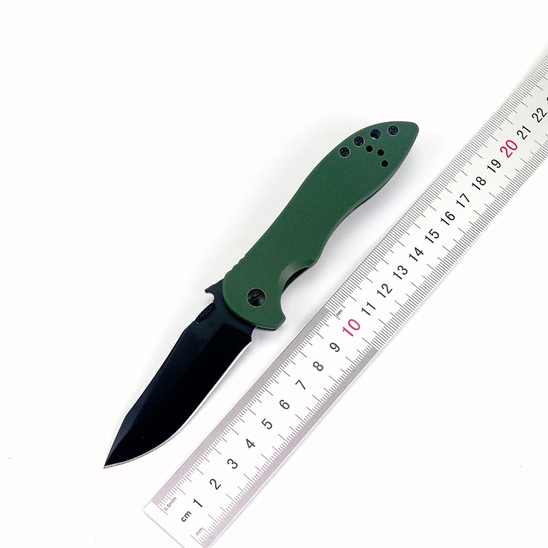 

China OEM folding knife 8CR14MOV blade G10 handle outdoor camping survival hunting pocket knife EDC tool