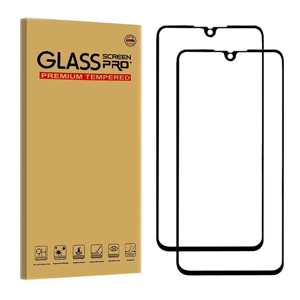 CAMDEMS 2в1 50 шт Полный Клей закаленное стекло протектор экрана для XIAOMI 9T 7s NOTE 7PRO REDMI K20 A3 9SE 9X Y3 A3 полное покрытие