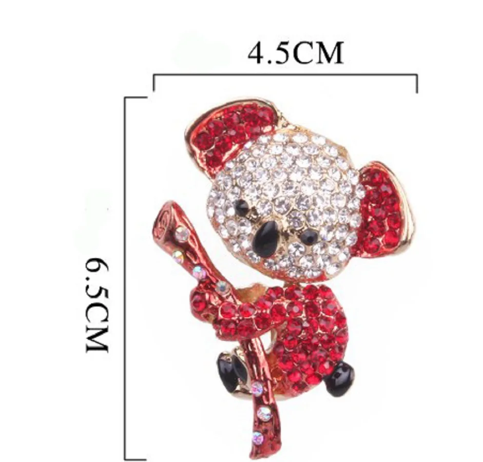 Коала медведь брелок для ключей со стразами шармы Bling животное хрустальные брелоки Очаровательная сумочка кулон кошелек брелок кошелек подвески