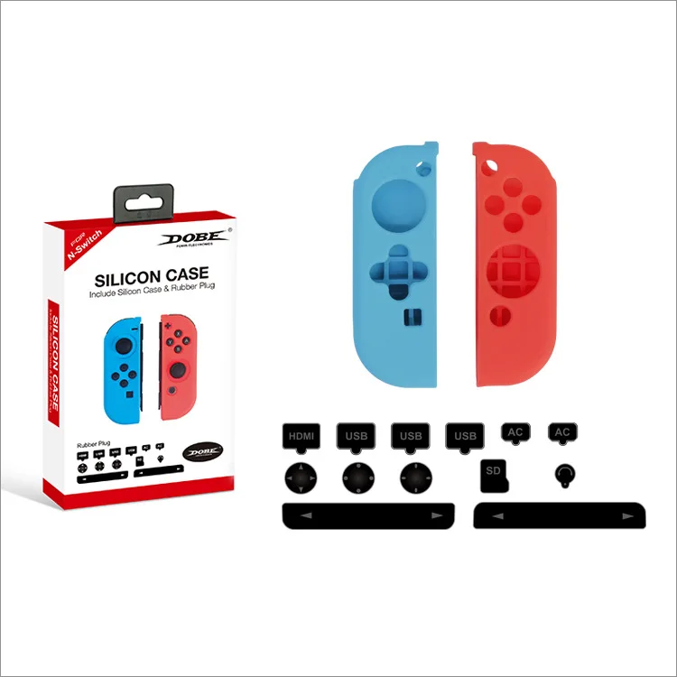 TNS-1708 Switch small handle silicone sleeve + dust plug set | Электроника