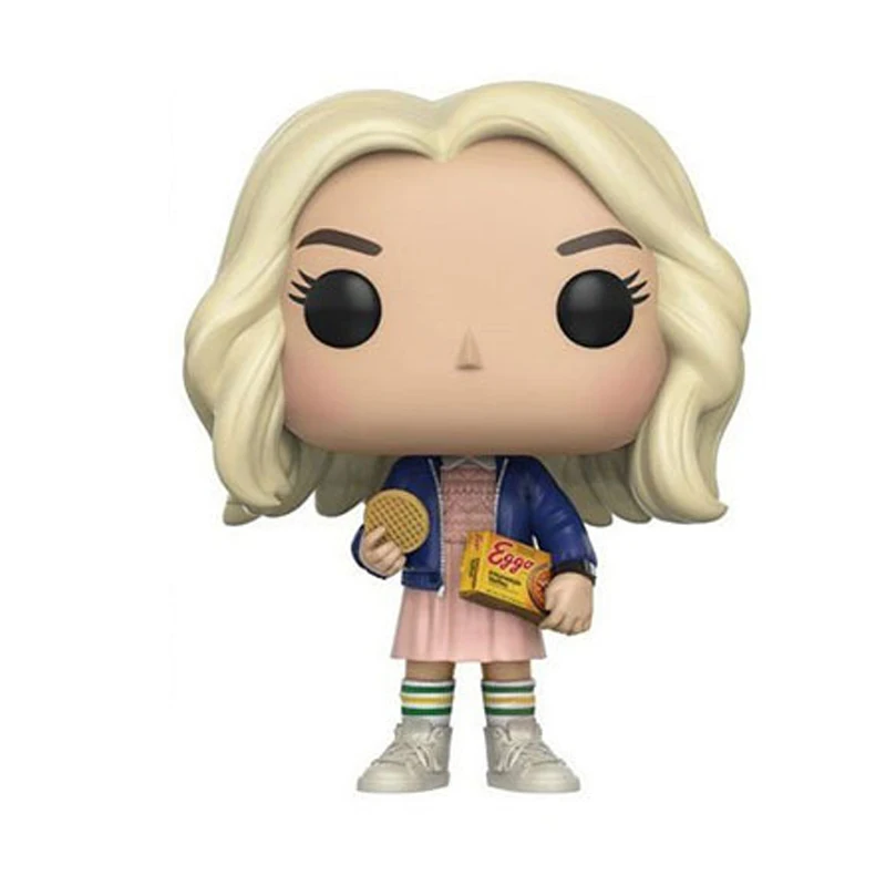 Аниме странные вещи 9 см ПВХ Фигурки игрушки Eleven с Eggos Demogorgon коллекционные модель