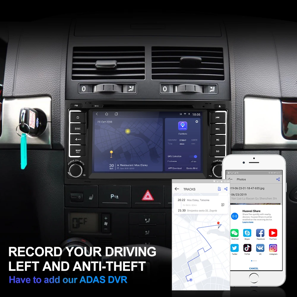 Clearance Isudar H53 4G Android Auto Radio 2 Din For Volkswagen/Touareg Car Multimedia DVD Player Octa Core RAM 4GB ROM 64G DSP DVR Camera 5