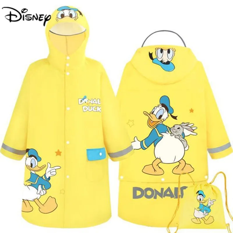 Disney Children Cartoon Raincoat Frozen Elsa Raincoat Schoolbag impermeable Kids Girl Poncho Boy Rainwear Rainsuit men raincoat