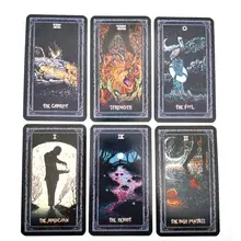 Новые 79 шт./упак. английский карты Таро таинственный Призма видения колода карт Таро Настольная игра карты Таро Гадания и предсказания для Для женщин Семья Вечерние