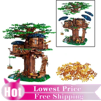 

99019 3036Pcs Ideas Tree House Playset The Biggest Creator Model Building Blocks Bricks Toys Christmas Gifts For Children 21318