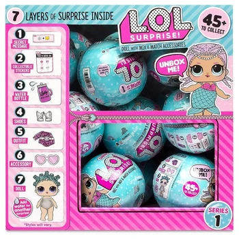 

L.O.L.SURPRISE! lol Doll DIY Surprise ball Beautiful Hair Doll DIY Action figure Manual Blind Box Gift Poupee Model Sent random