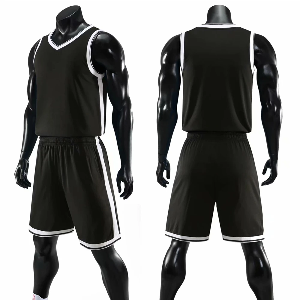 Basketball Jerseys Kids Adult Basketball Jersey Set Child Women & Men Basketball Clothes Shirt Double Pockets Shorts Training Uniform Sports Suit