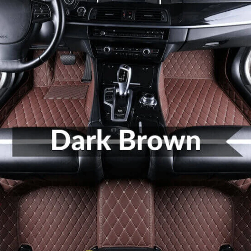 

Custom Automobile Carpet Cover for BMW E34 E39 E60 E61 1995-2004 2005-2009 Leather Car Floor Mat For Car